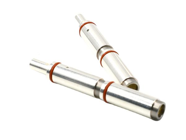 冠簧連接器公母銅插針插孔pin針汽車大電流充電連接器冠簧公母